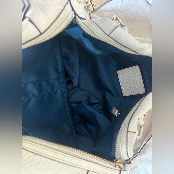 Coach | Vintage Kristen leather shoulder bag hobo bag cream gold hardware large - Picture 4 of 12